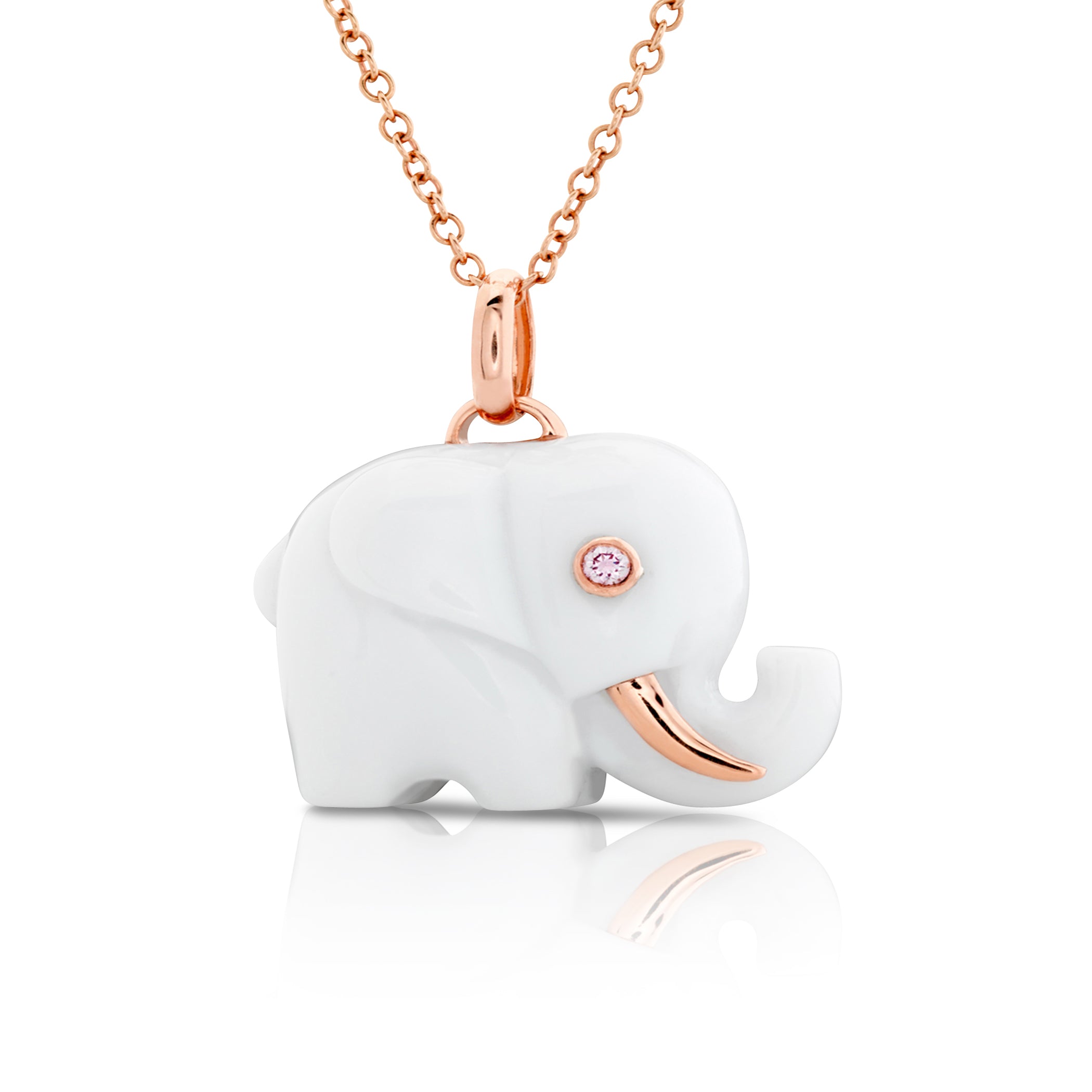 Argyle Elephant Necklace