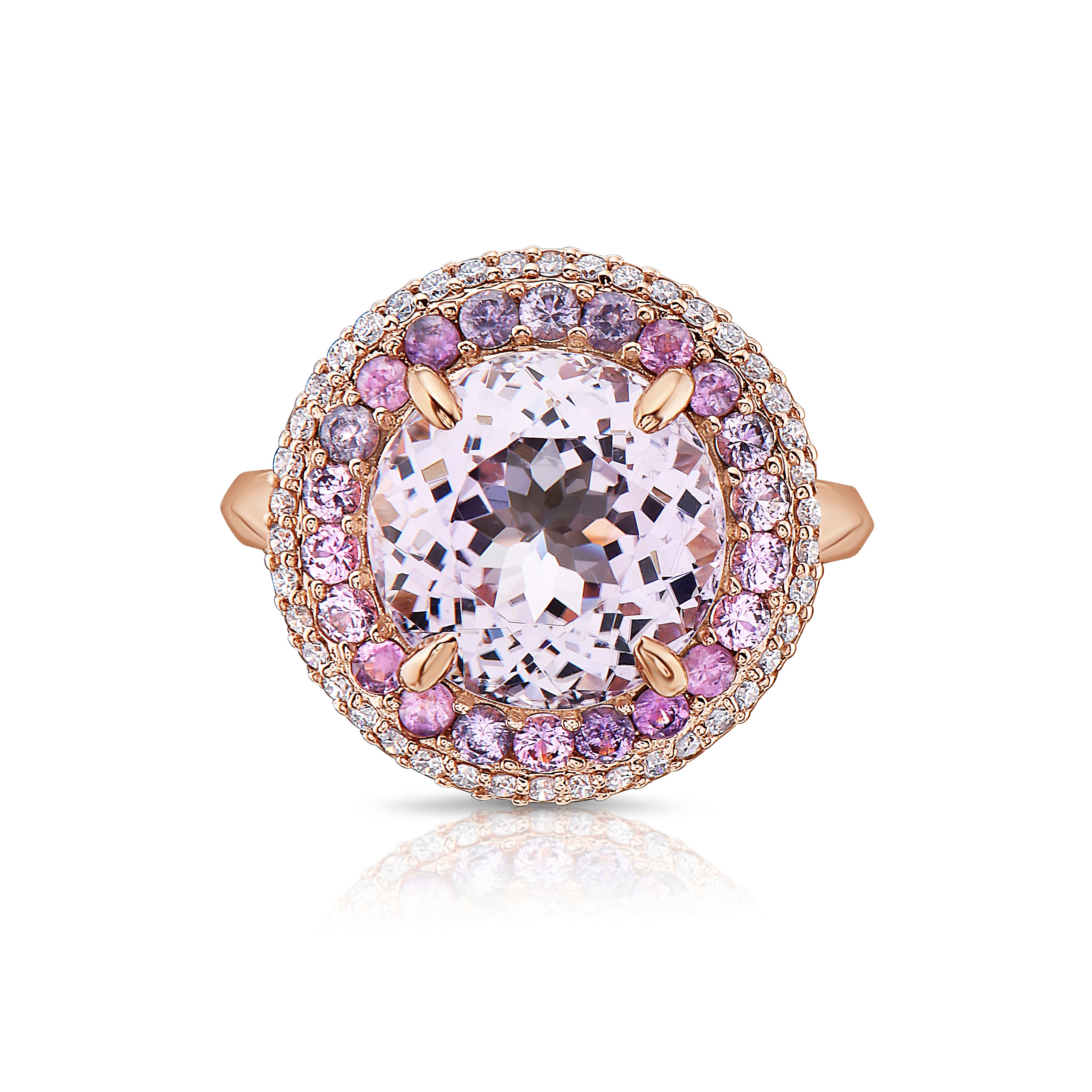 Rose Kunzite Ring