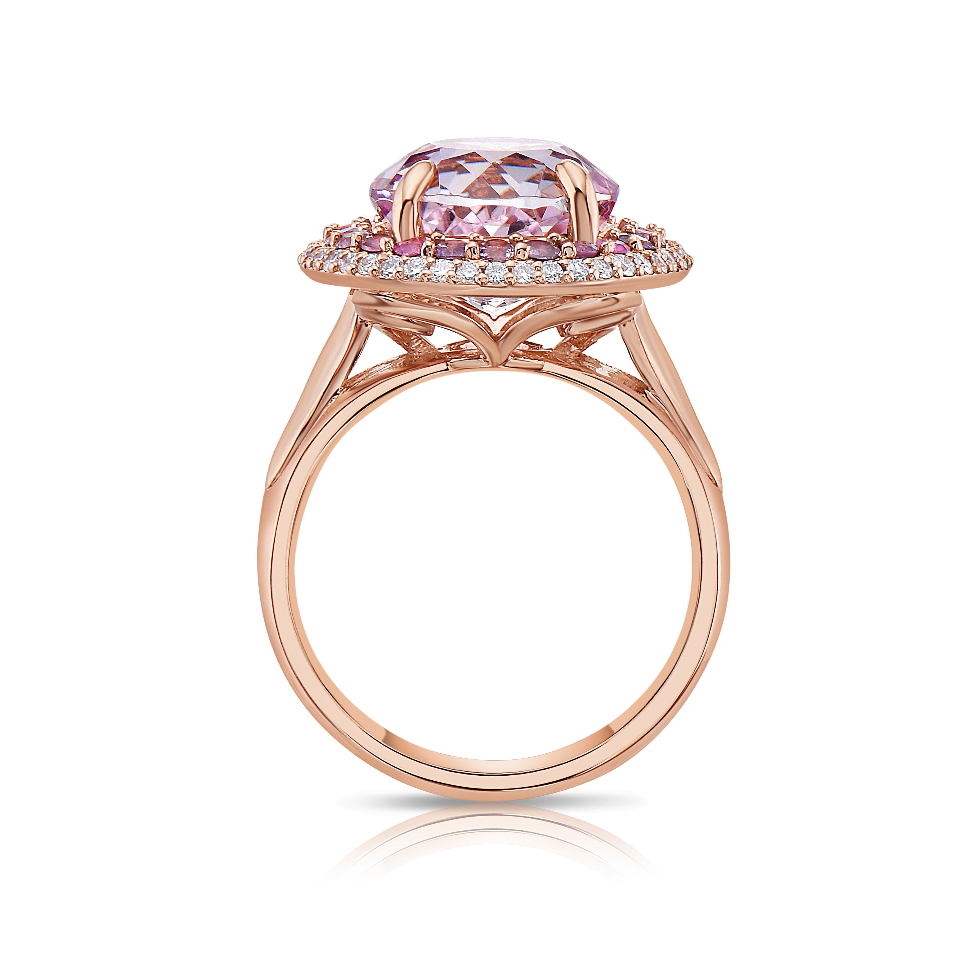 Rose Kunzite Ring