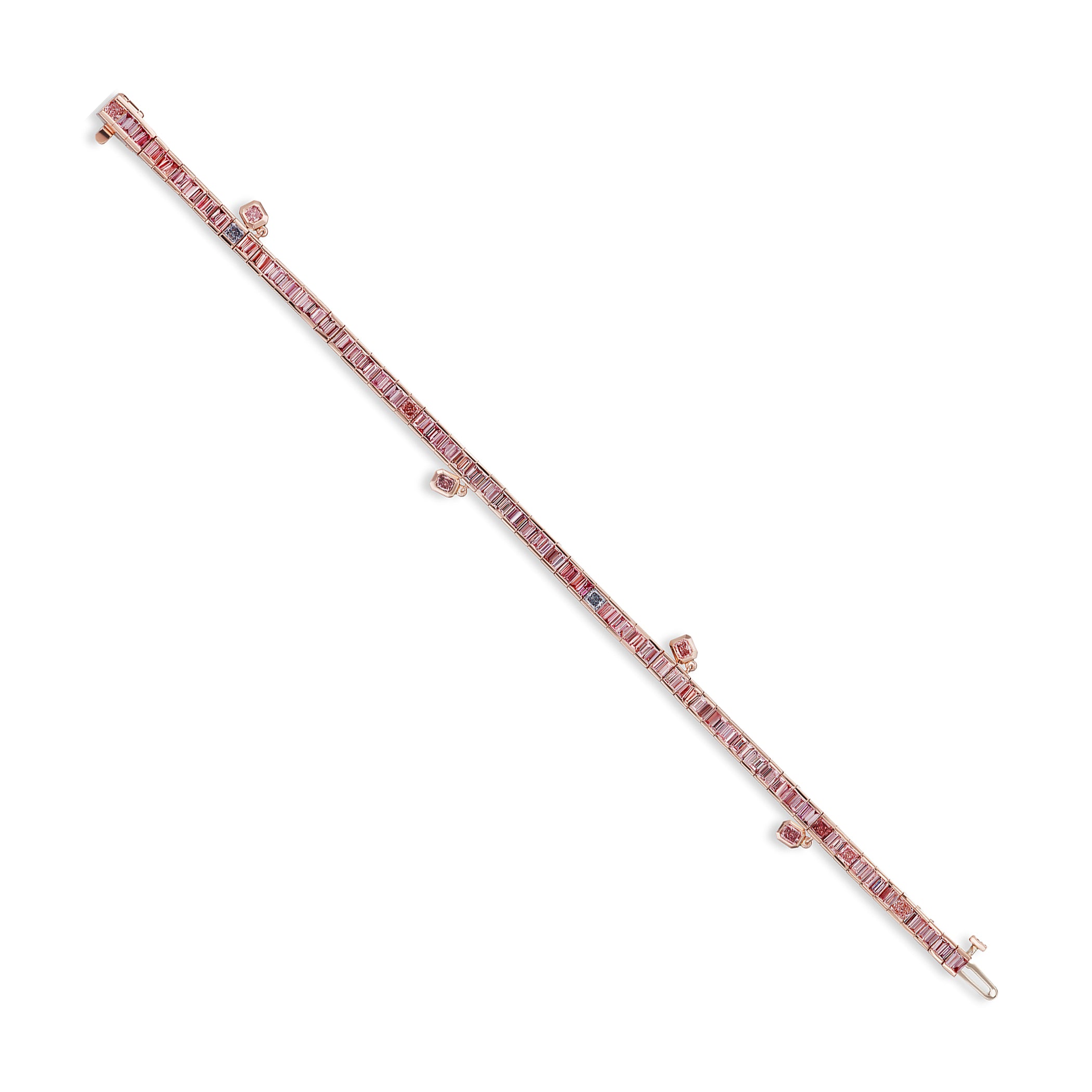 Pink Tennis Bracelet