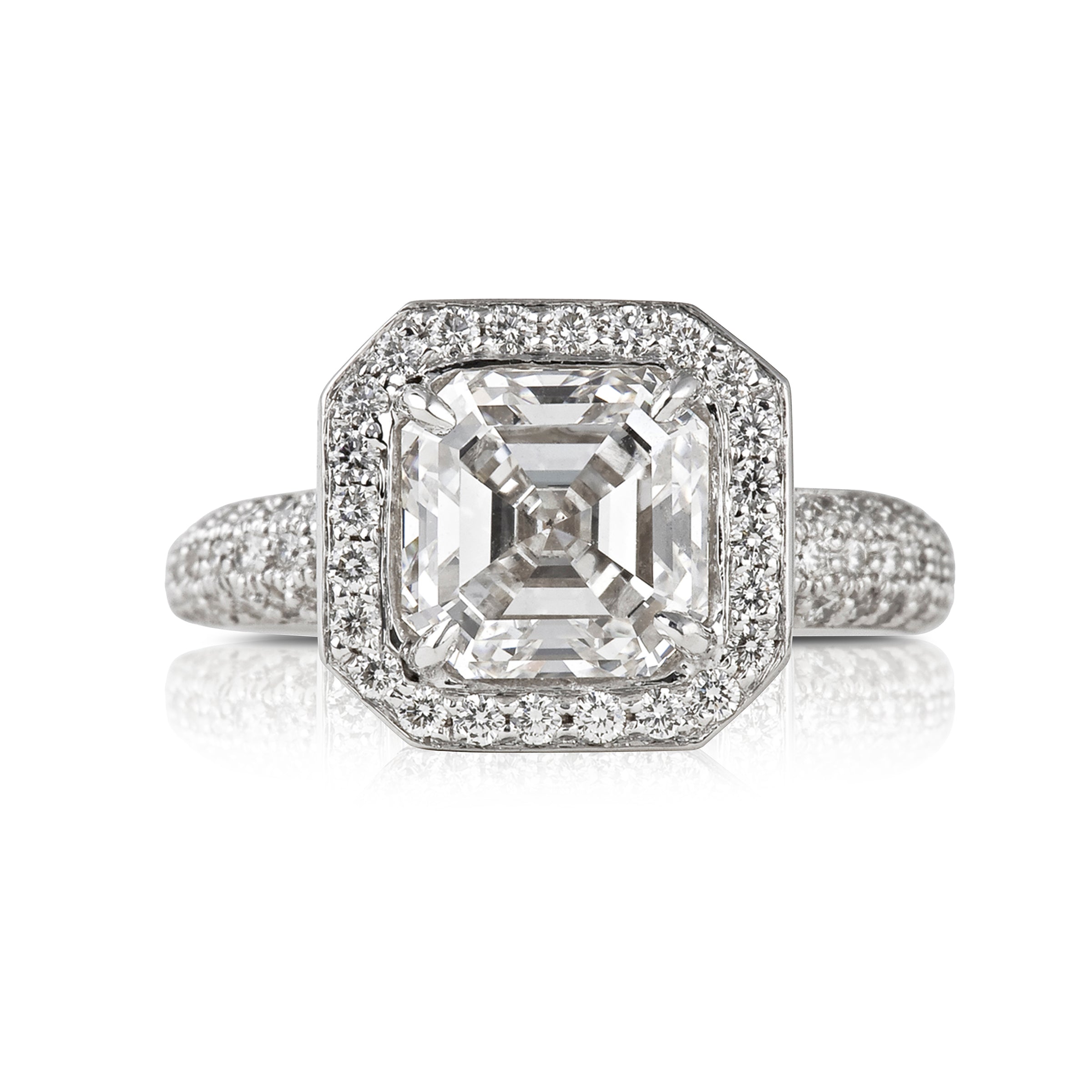 Asscher Elegance Ring