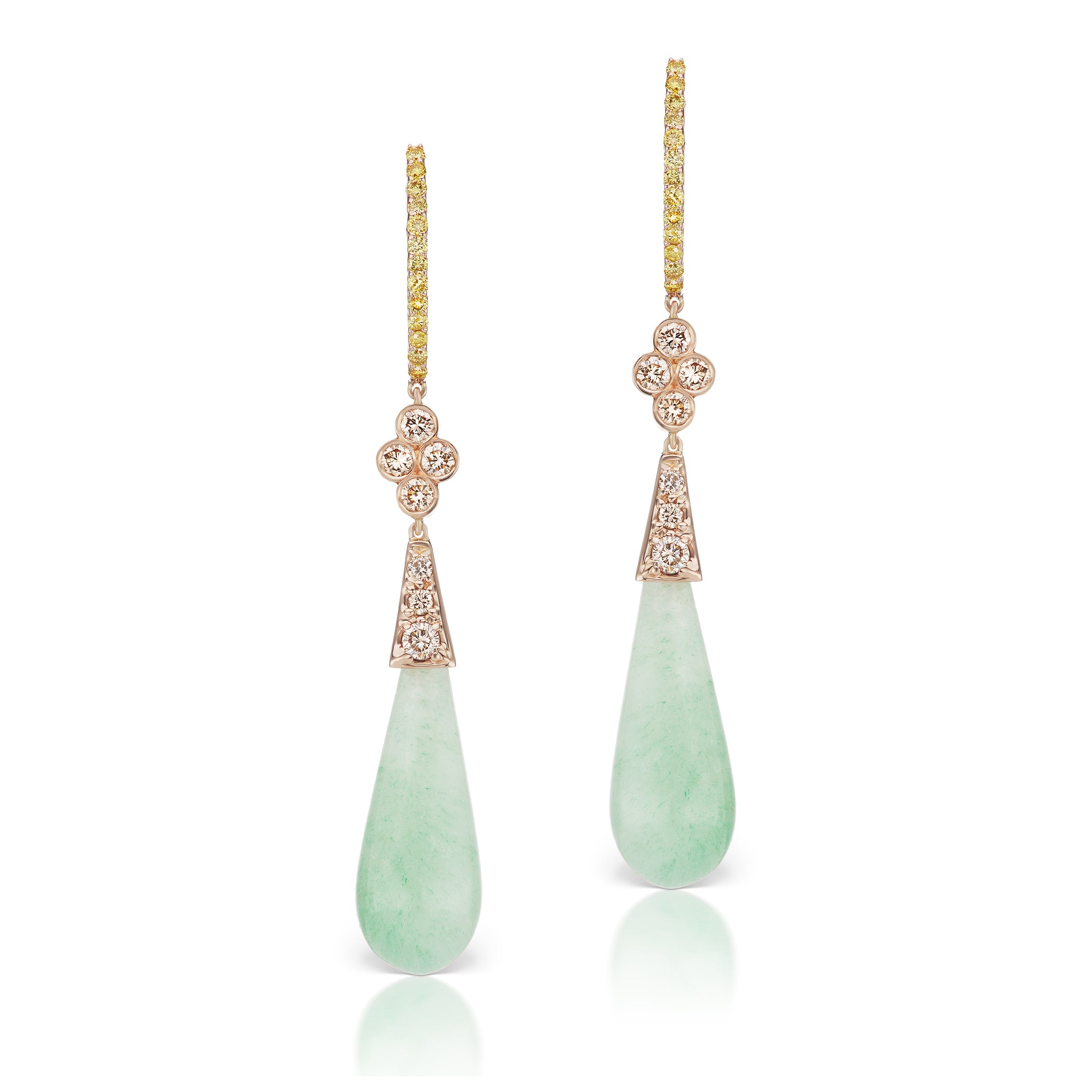 Jade Drop Earrings